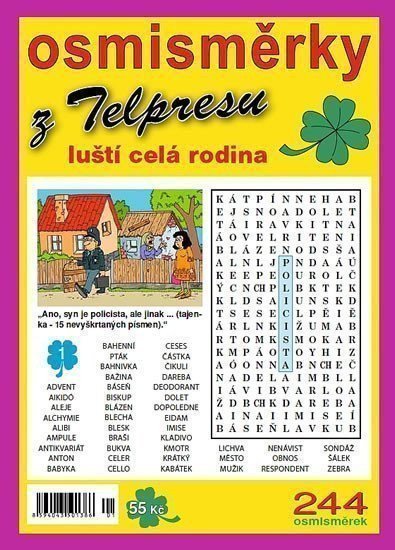 Mazáč Pavel: Osmisměrky z Telpresu luští celá rodina 1/2014 - 244 osmisměrek