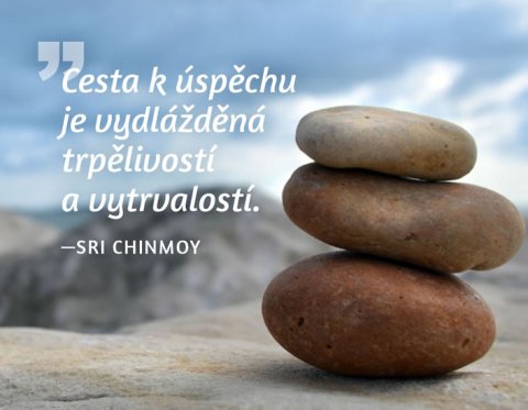 Chinmoy Sri: Magnet na lednici - Cesta k úspěchu je vydlážděná trpělivostí a vytrvalostí Chinmoy Sri: Magnet na lednici - Cesta k úspěchu je vydlážděná trpělivostí a vytrvalostí