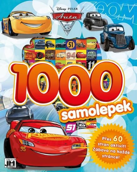 neuveden: Auta 3 - 1000 samolepek s aktivitami
