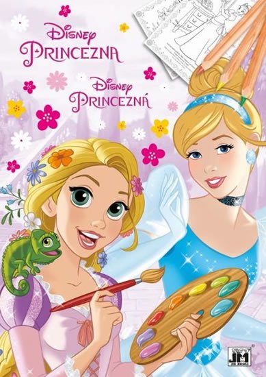 neuveden: Disney Princezna - Omalovánky A4