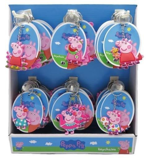 neuveden: Peppa - Stojánek klíčenky 72 ks