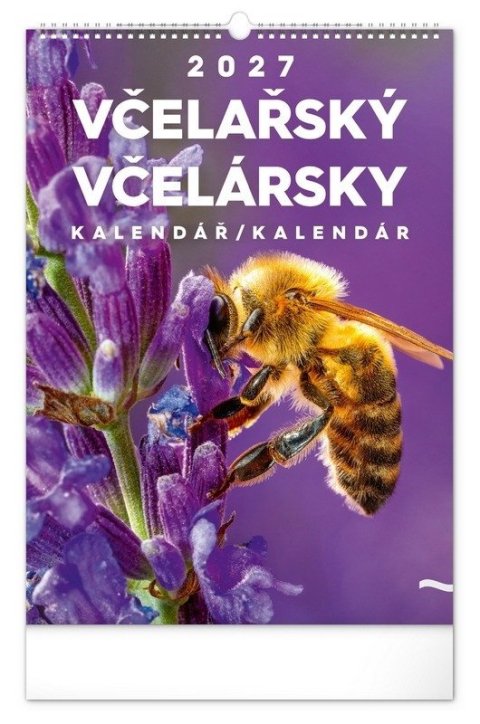 : Kalendář 2027 nástěnný: Včelařský - Včelársky CZ/SK, 33 x 46 cm
