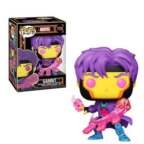 neuveden: Funko POP Marvel: Black Light - Gambit (exclusive special edition)
