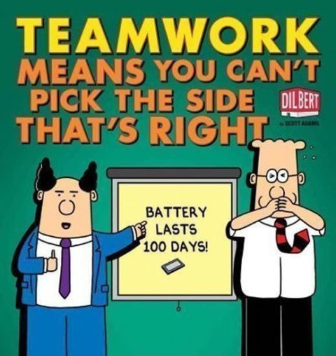 Adams Scott: Teamwork Means You Can´t Pick the Side That´s Right