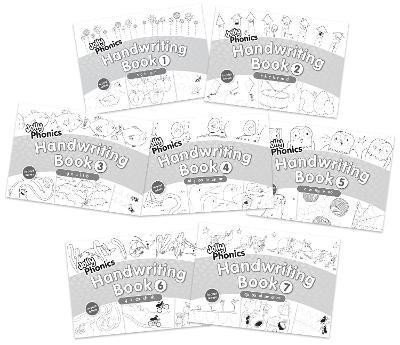 Kaltenthaler Birgit: Jolly Phonics Handwriting Books Complete Set (1-7): In Print Letters (Ameri