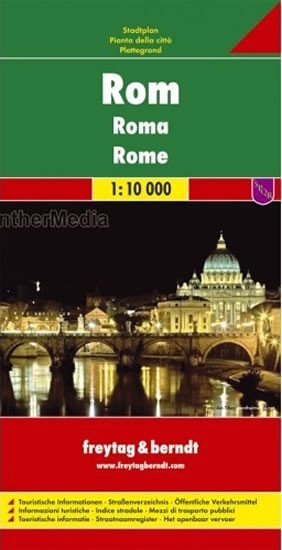 neuveden: Rome 1:10 000 - plán města