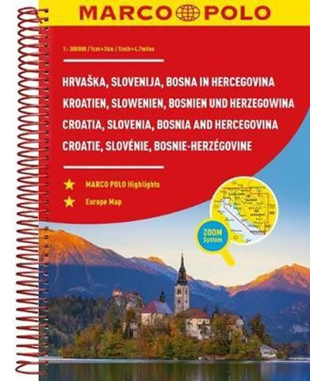 neuveden: Slovinsko/Chorvatsko / atlas-spirála 1:300T MD