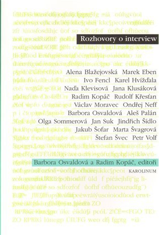Osvaldová Barbora: Rozhovory o interview