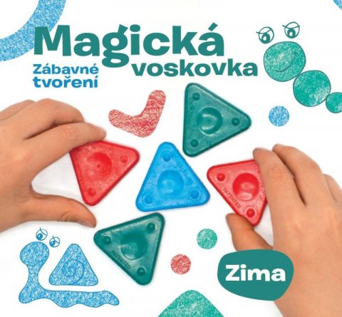 neuveden: Magická voskovka sada - Zima (knížka, voskovky, výseky)