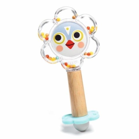 neuveden: DJECO Chrastítko se zrcátkem Baby flower