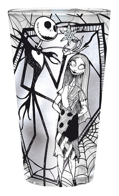 : The Nightmare Before Christmas Sklenice - Jack & Sally 400 ml