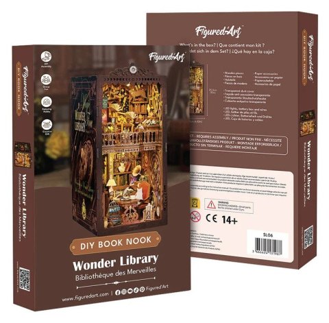 -: Book Nook sada - Zázračná knihovna