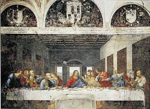 neuveden: Leonardo da Vinci: Poslední večeře Páně - Puzzle/1000 dílků