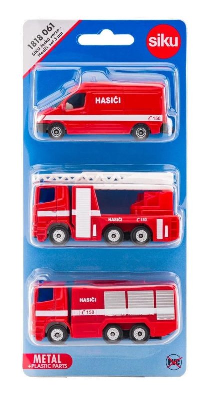 neuveden: SIKU Set hasičská sada 3 aut