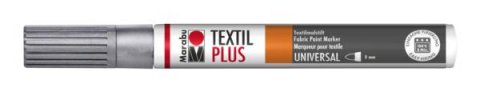 neuveden: Marabu Popisovač na tmavý textil/stříbrný 3 mm
