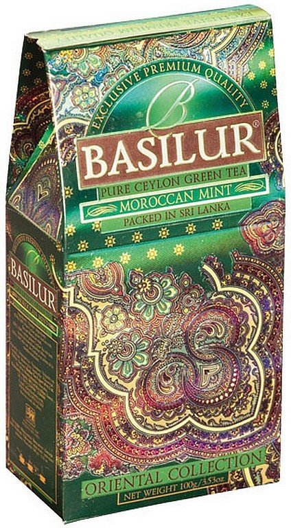 neuveden: BASILUR Orient Moroccan Mint papír 100g