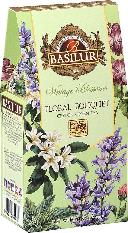 neuveden: BASILUR Vintage Blossoms Floral Bouquet papír 75g
