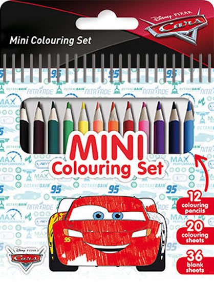 neuveden: Auta - Mini set s pastelkami