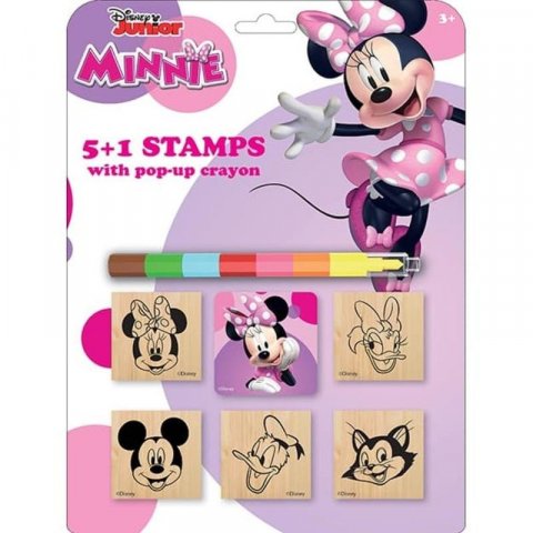 neuveden: Minnie - Razítka 5+1 s voskovkou