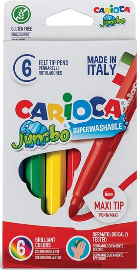 neuveden: CARIOCA fixy Jumbo 6 ks neuveden: CARIOCA fixy Jumbo 6 ks
