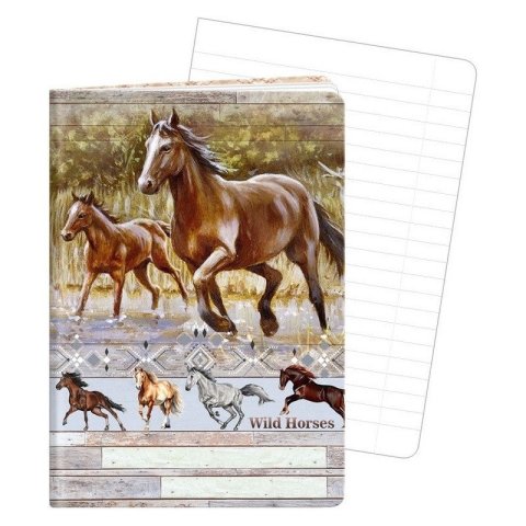 neuveden: Sešit A6, 40 listů, typ 644 Wild horses