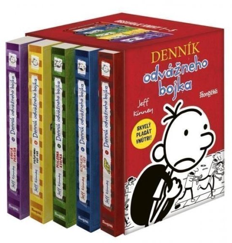 Kinney Jeff: Denník odvážneho bojka BOX 1-5 (slovensky)