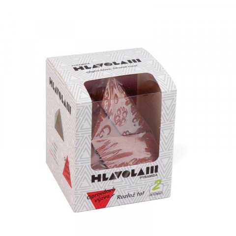 neuveden: Dřevěný hlavolam - Pyramida