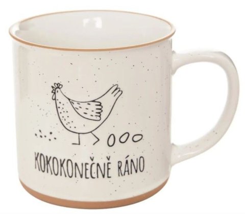 neuveden: Hrnek keramický Statek - slepice 530 ml
