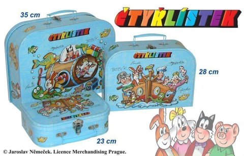 neuveden: Kufřík Čtyřlístek 28 cm