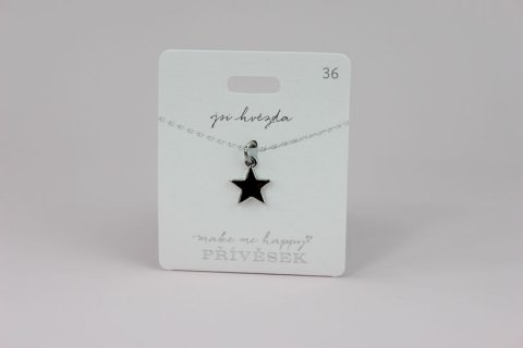neuveden: Přívěsek MAKE ME HAPPY Hvězda neuveden: Přívěsek MAKE ME HAPPY Hvězda