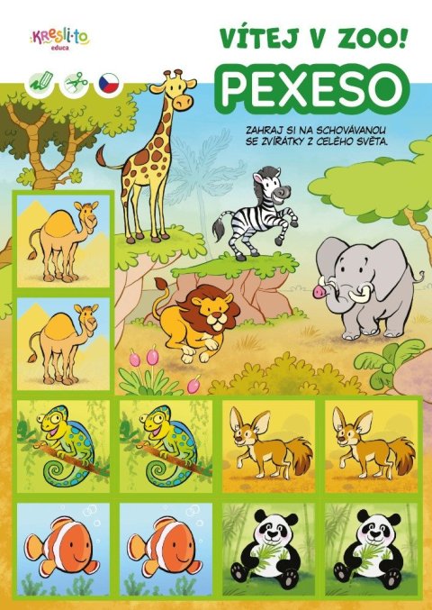 -: Pexeso Vítej v ZOO!