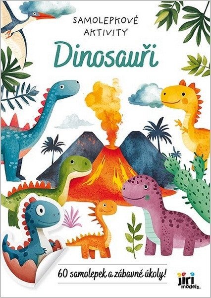 -: Samolepkové aktivity Dinosauři