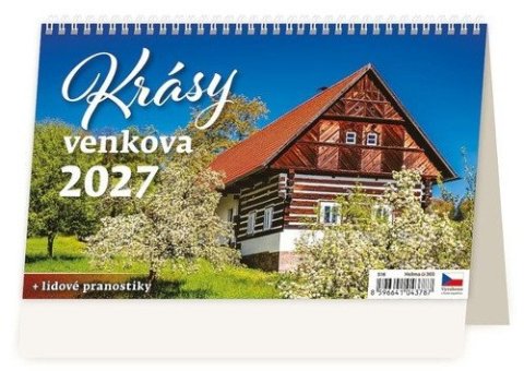 : Kalendář stolní 2027 - Krásy venkova