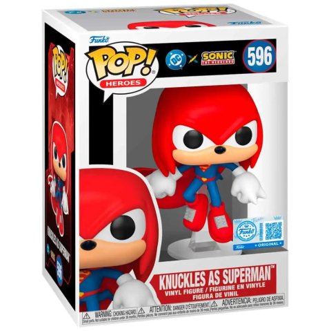 neuveden: Funko POP Heroes: DC x Sonic - Knuckles as Superman #596