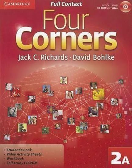 Richards Jack C.: Four Corners 2: Full Contact A with S-Study CD-ROM
