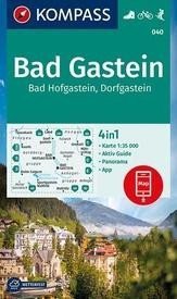 neuveden: Bad Gastein, Bad Hofgastein, Dorfgastein 1:35 000 / turistická mapa KOMPASS