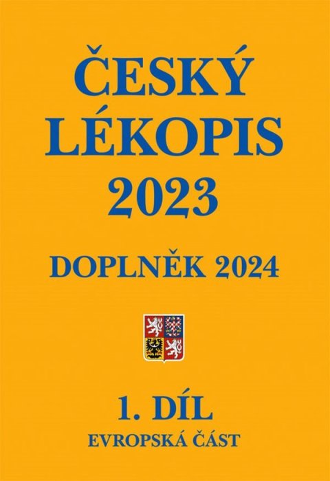 Ministerstvo zdravotnictví ČR: Český lékopis 2023 - Doplněk 2024 (1. díl)