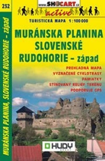 neuveden: SC 232 Muránska Planina, Slovenské rudohorie vých. 1:100 000