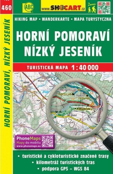 neuveden: SC 460 Horní Pomoraví, Nízký Jeseník 1:40 000