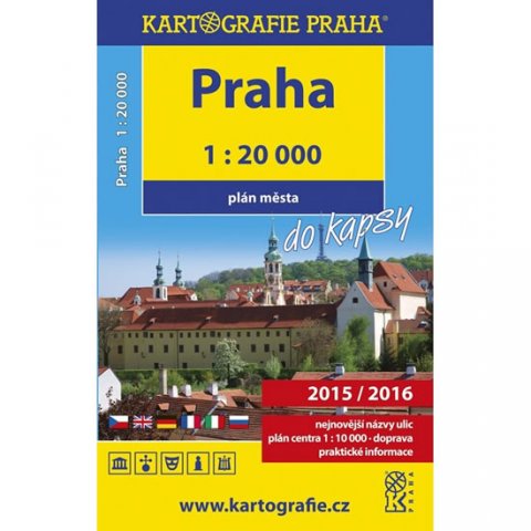 neuveden: Praha do kapsy - plán města 1:20 000