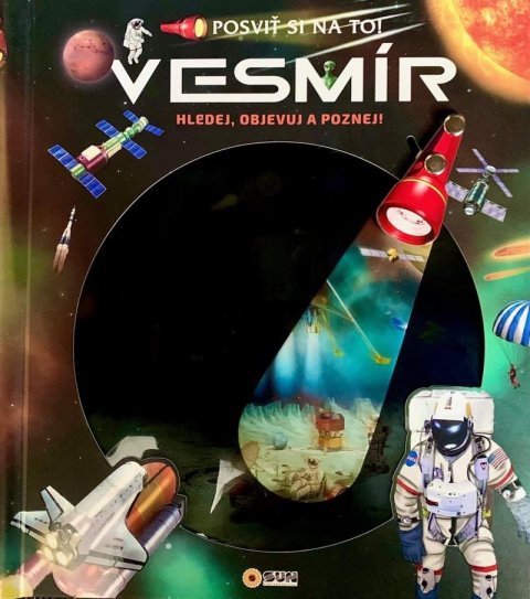 neuveden: Posviť si na to Vesmír - Knížka s baterkou