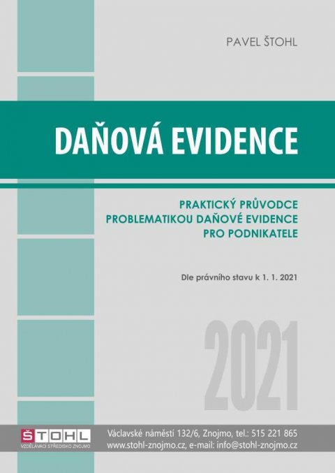 Štohl Pavel: Daňová evidence 2021 - praktický průvodce