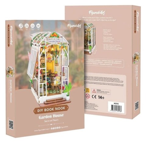 -: Book Nook sada - Skleník plný květin