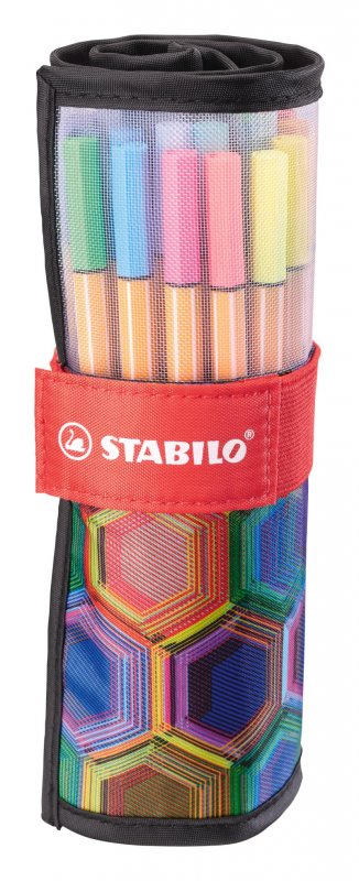 neuveden: Popisovač STABILO point liner 88 sada 25 ks Rollerset ARTY