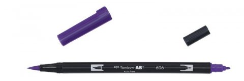 neuveden: Tombow Oboustranný štětcový fix ABT - violet neuveden: Tombow Oboustranný štětcový fix ABT - violet