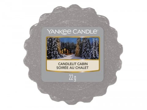 neuveden: YANKEE CANDLE Candlelit Cabin vonný vosk 22g