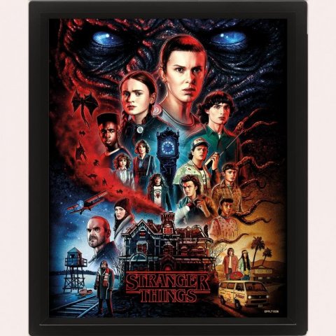 neuveden: Stranger Things Vecna - 3D obraz neuveden: Stranger Things Vecna - 3D obraz