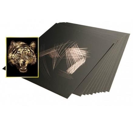 neuveden: Essdee Škrabací folie - zlatá 30,5 x 22,9 cm 10 ks neuveden: Essdee Škrabací folie - zlatá 30,5 x 22,9 cm 10 ks