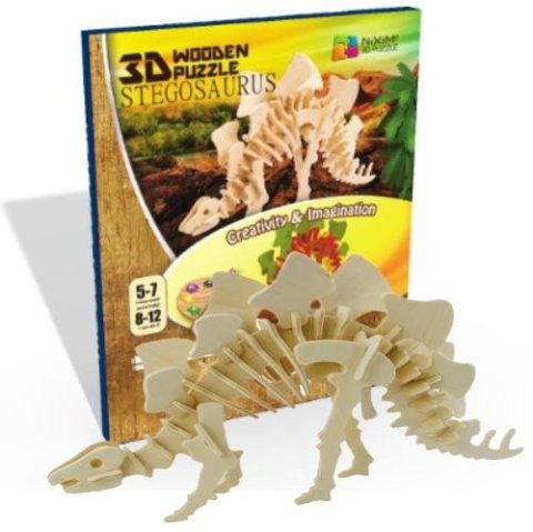 neuveden: NiXiM Dřevěné 3D puzzle/Stegosaurus neuveden: NiXiM Dřevěné 3D puzzle/Stegosaurus