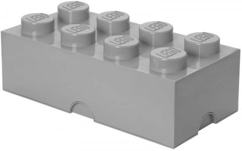 neuveden: Úložný box LEGO 8 - šedý